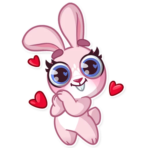 Rosy Bunny sticker 😍