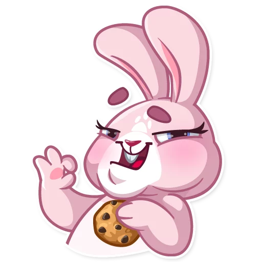 Rosy Bunny sticker 👌