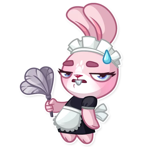 Rosy Bunny sticker 😓