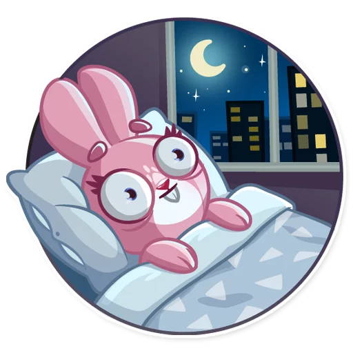 Rosy Bunny emoji 🌃