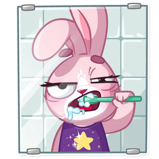 Rosy Bunny emoji 💤