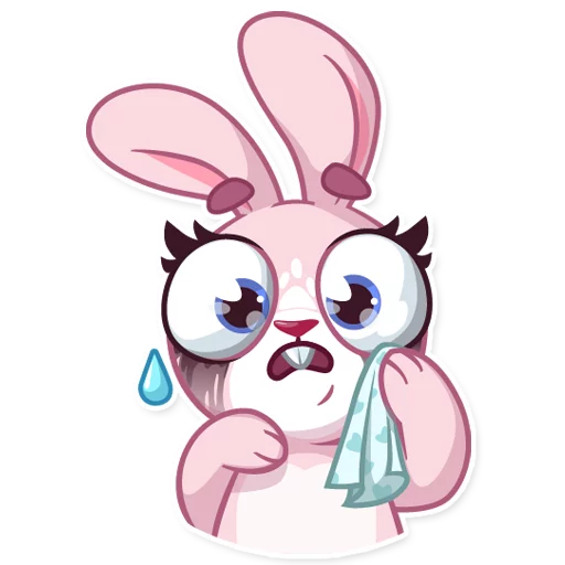 Rosy Bunny emoji 😥