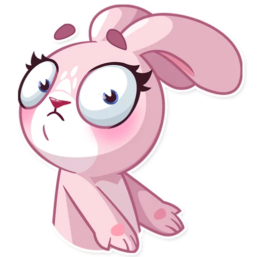 Rosy Bunny emoji 😕