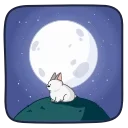 Bunny Vampire emoji 🌕