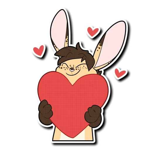 Telegram stikerlari Bunny