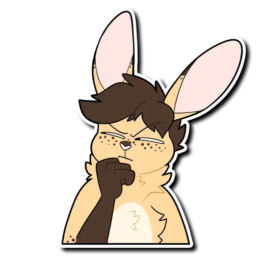 Telegram Sticker «Bunny» 🤔