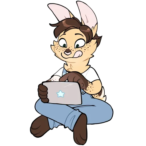 Telegram Sticker «Bunny» 👨‍💻
