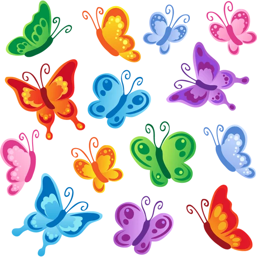 Telegram Sticker «Butterfly ਤਿਤਲੀ» 🦋