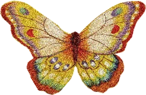 Telegram Sticker «Бабочки и Радость» 😏