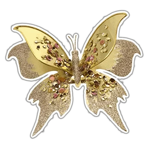 Стикер Telegram «Бабочки и Радость» 