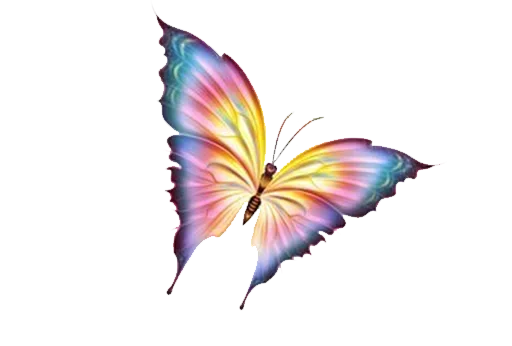 Стикер Telegram «Бабочки и Радость » 😚