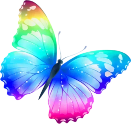 Бабочки и Радость  emoji 🤑