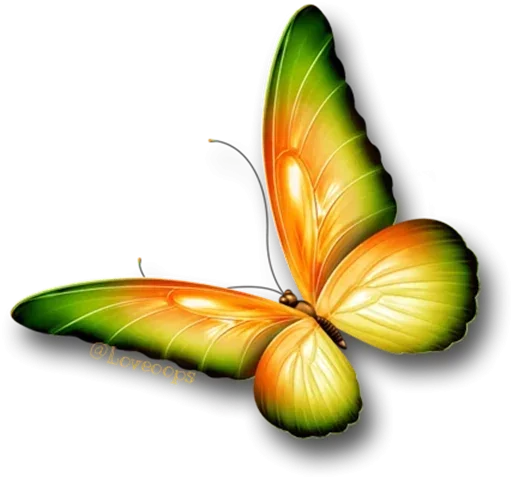 Стикер Telegram «Бабочки и Радость» 😞