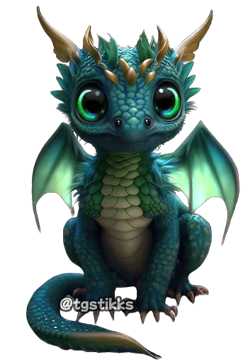 Стікер Baby Dragon 2024 😞