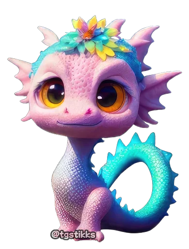 Baby Dragon 2024 emoji ❤️