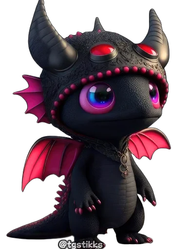 Baby Dragon 2024 emoji 😳