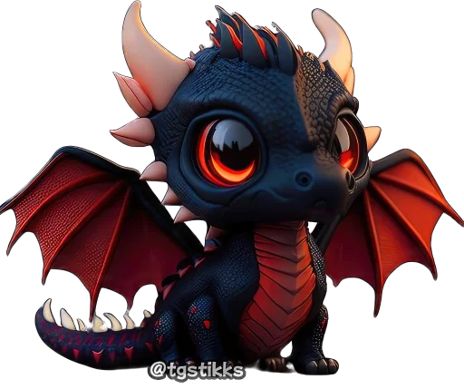Стікер Baby Dragon 2024 😭