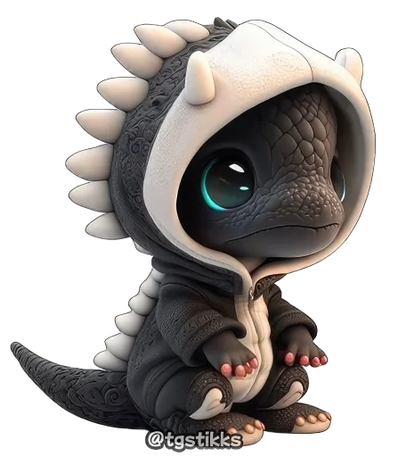 Baby Dragon 2024 sticker ❤️