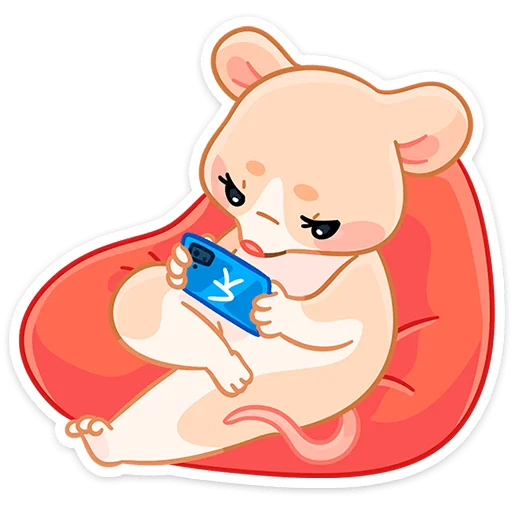 Telegram Sticker «Крошка Обнимышка без надписей» 📱