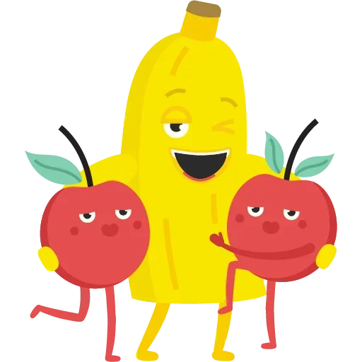 Telegram stickers bad banana