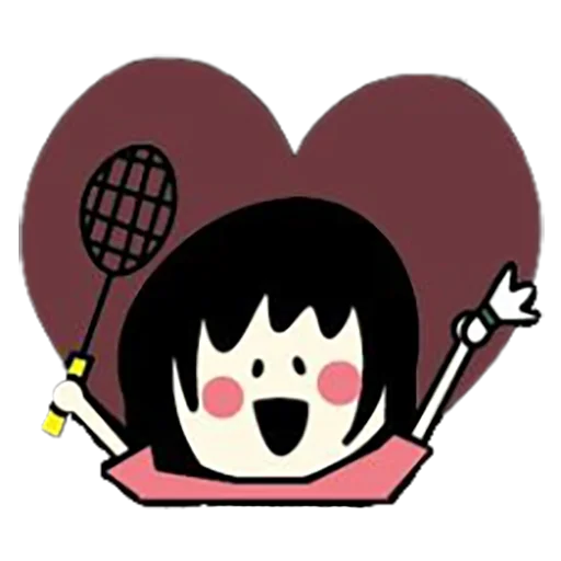 badminton sticker 🥰