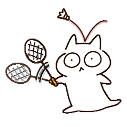 badminton sticker 😳