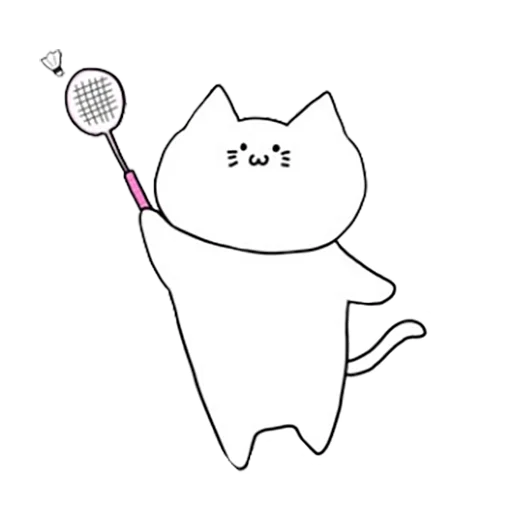 badminton sticker 😊