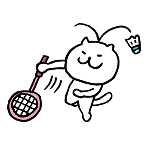 Telegram Sticker «badminton» 😱