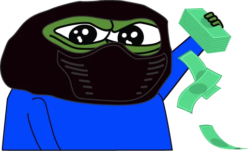 bagsy-pepes sticker 🧑‍🦱