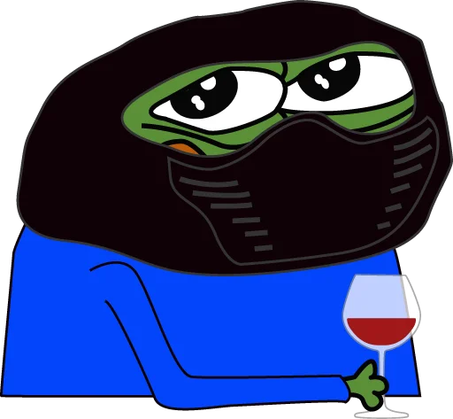 bagsy-pepes stiker 🍷