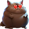 Эмодзи телеграм толстый кот