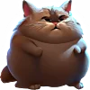 Эмодзи Telegram «толстый кот» 🥺