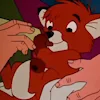 Эмодзи lovely fox Tod 🍼