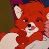 Эмодзи lovely fox Tod 😋