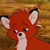 Эмодзи lovely fox Tod 😞