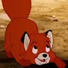 Эмодзи lovely fox Tod 😜