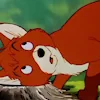 Эмодзи lovely fox Tod 😨