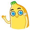 Емодзі banana  😵
