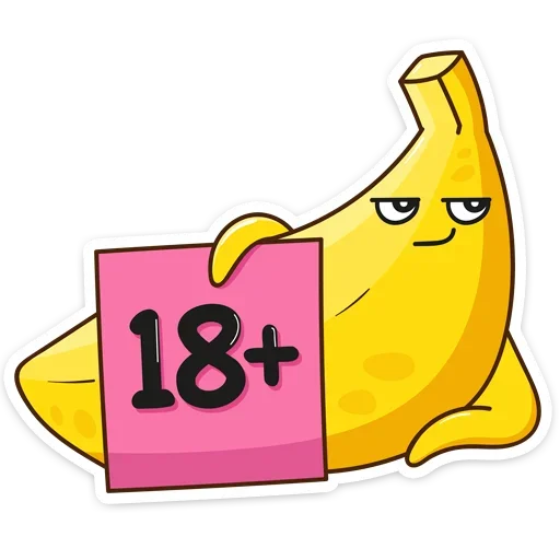 Telegram Sticker «Бананос» 😏