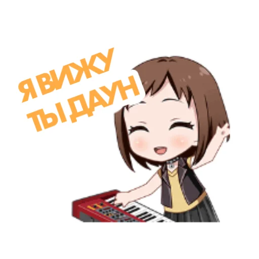 Стікер bandori stamps but its russian 😚