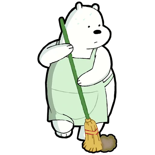 Telegram stiker «We Bare Bears» 🗑