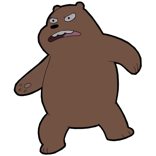We Bare Bears emoji 😡