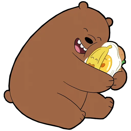 Telegram stiker «We Bare Bears» 🍳