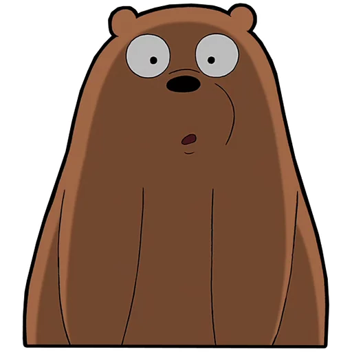 Telegram stiker «We Bare Bears» 🙄