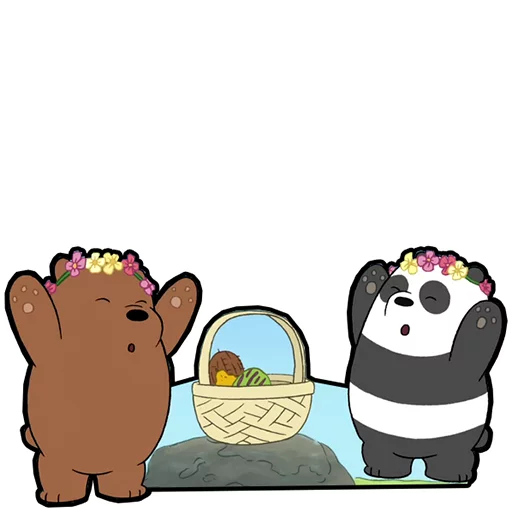 Емодзі We Bare Bears 👬