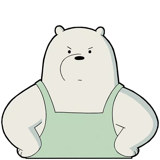 We Bare Bears emoji ☹️