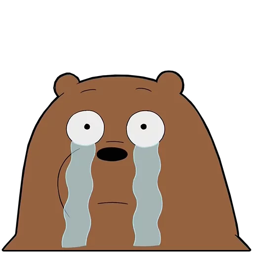 We Bare Bears emoji 😭