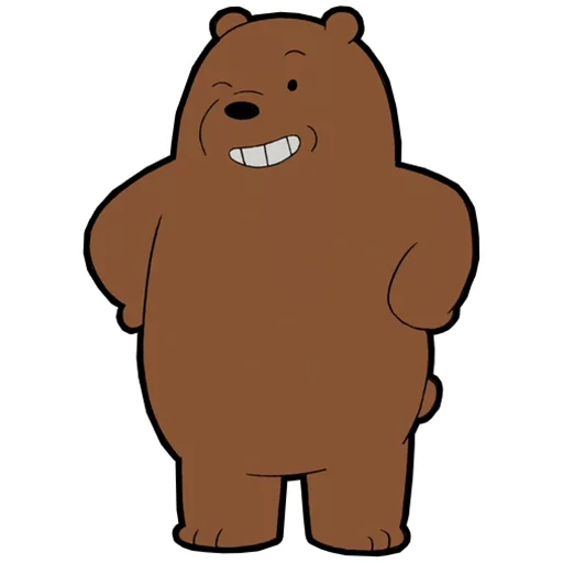 Стикер Telegram «We Bare Bears» 