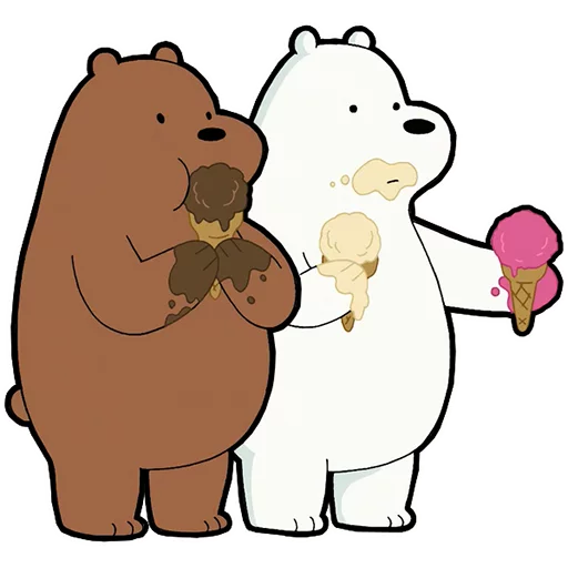 Telegram Sticker «We Bare Bears» 