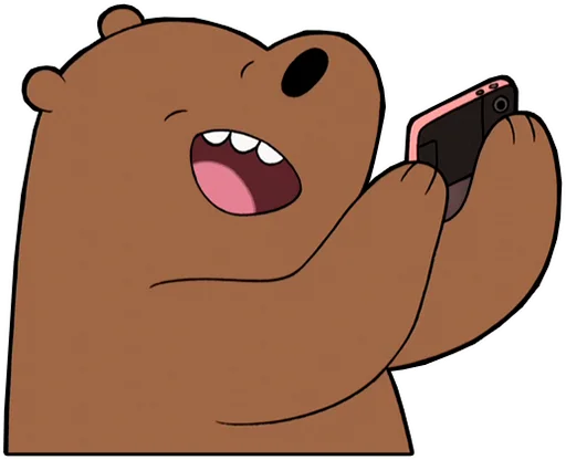 Telegram stiker «We Bare Bears» 📱